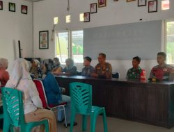 Wujudkan Lingkungan Sehat, Anggota Koramil Dua Boccoe Kodim Bone Dukung Sosialisasi Kawasan Tanpa Rokok