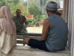 Komsos Penuh Makna, Babinsa Koramil 1407-10/Ponre Rawat Keharmonisan Bersama Masyarakat Tellu Boccoe